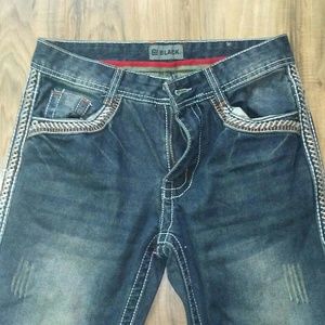 Mens straight relaxed jeans